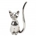 Sophia Silverplated Ring Holder - Cat